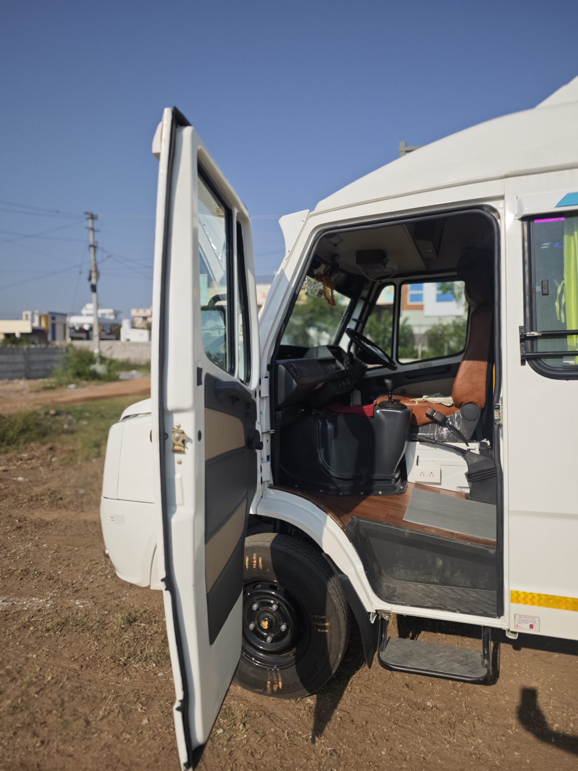 Manideep Tours Bus Side View